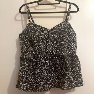 NEW Old Navy Smocked Babydoll Cami Swing Top